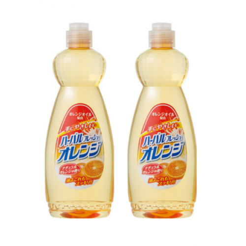 溫和草本去油洗潔精 600ml -橙 x 2